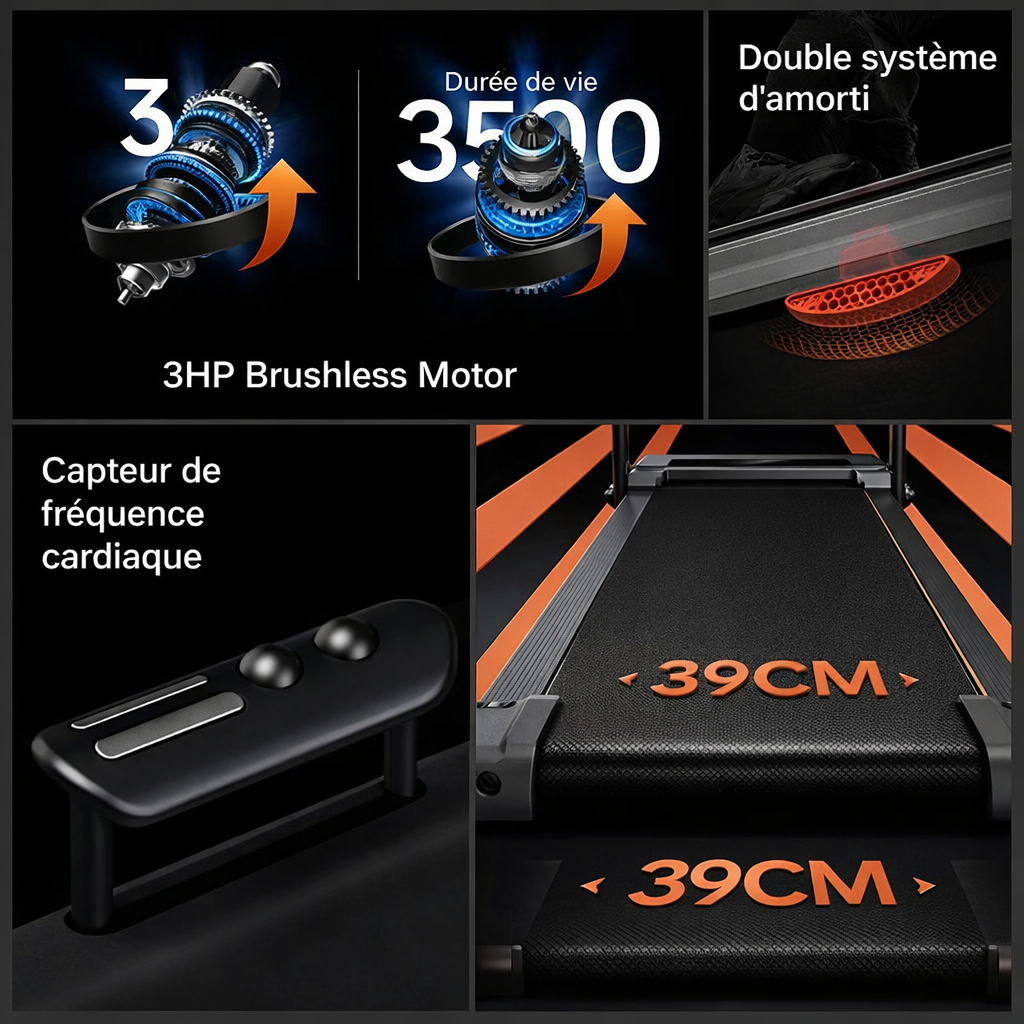 Tapis de course GRAVITY PRO